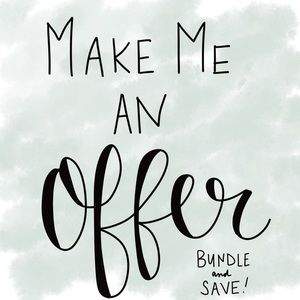 Don’t like the price?  Make me an offer!